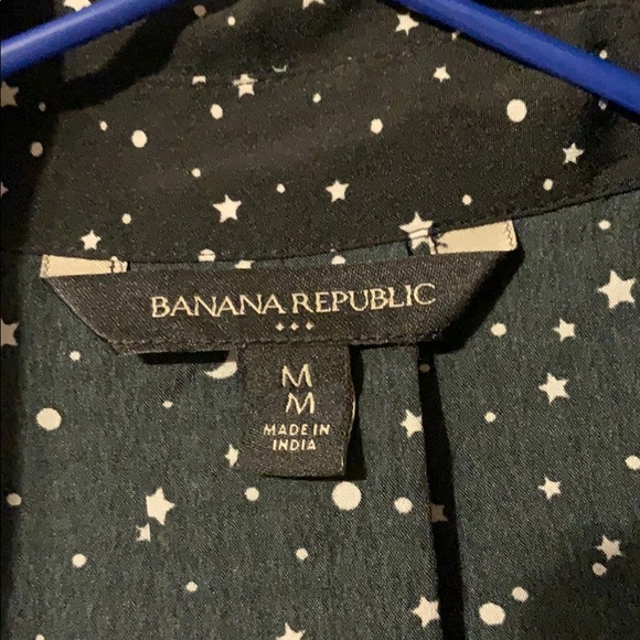 Banana Republic star and moon blouse - Picture 2 of 3
